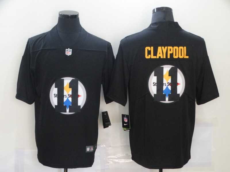 Nike Steelers 11 Chase Claypool Black Shadow Logo Limited Jersey Dzhi,We sell and wholesale Nike Steelers 11 Chase Claypool Black Shadow Logo Limited Jersey Dzhi on line form chian!